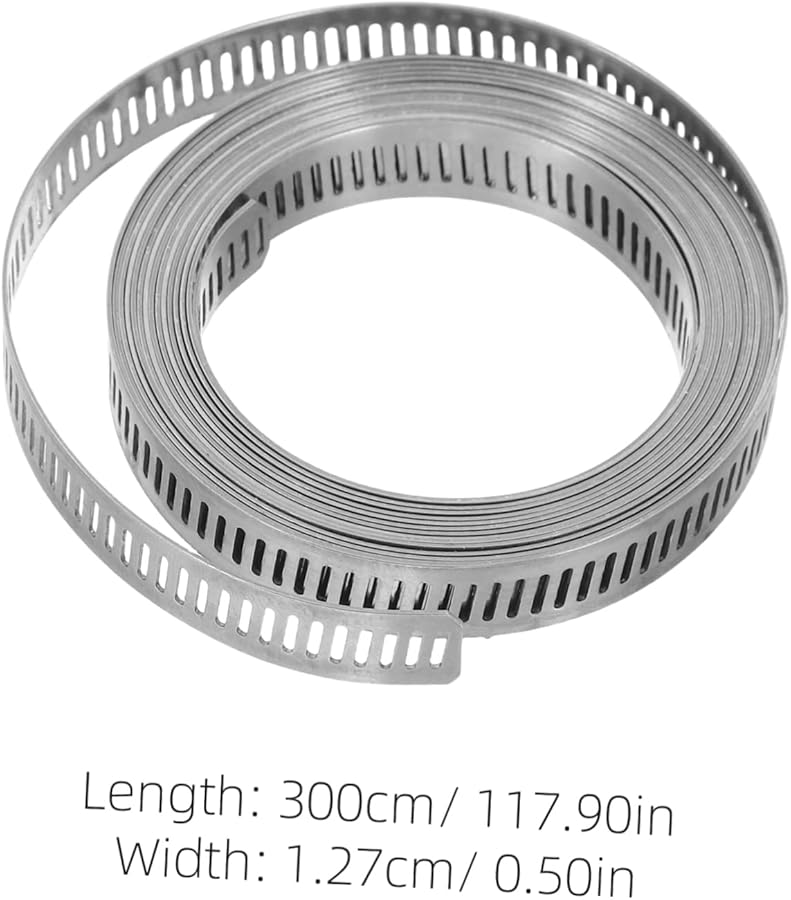 Stainless Steel Adjustable Hose Clamp Heavy Duty For Automotive Plumbing Leak Prevention - Image 2